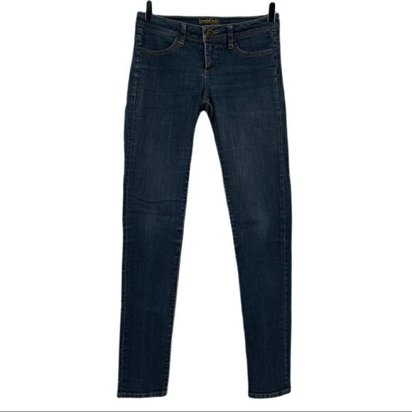 bebe Skinny Jeans - Dark Wash - Picture 1 of 10
